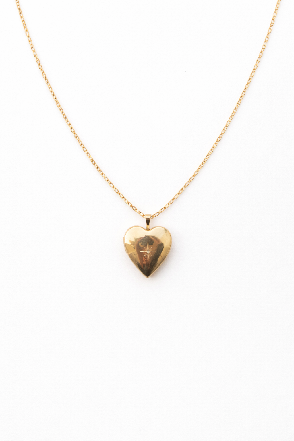 Luxe Rhinestone Heart Locket – Our Spare Change