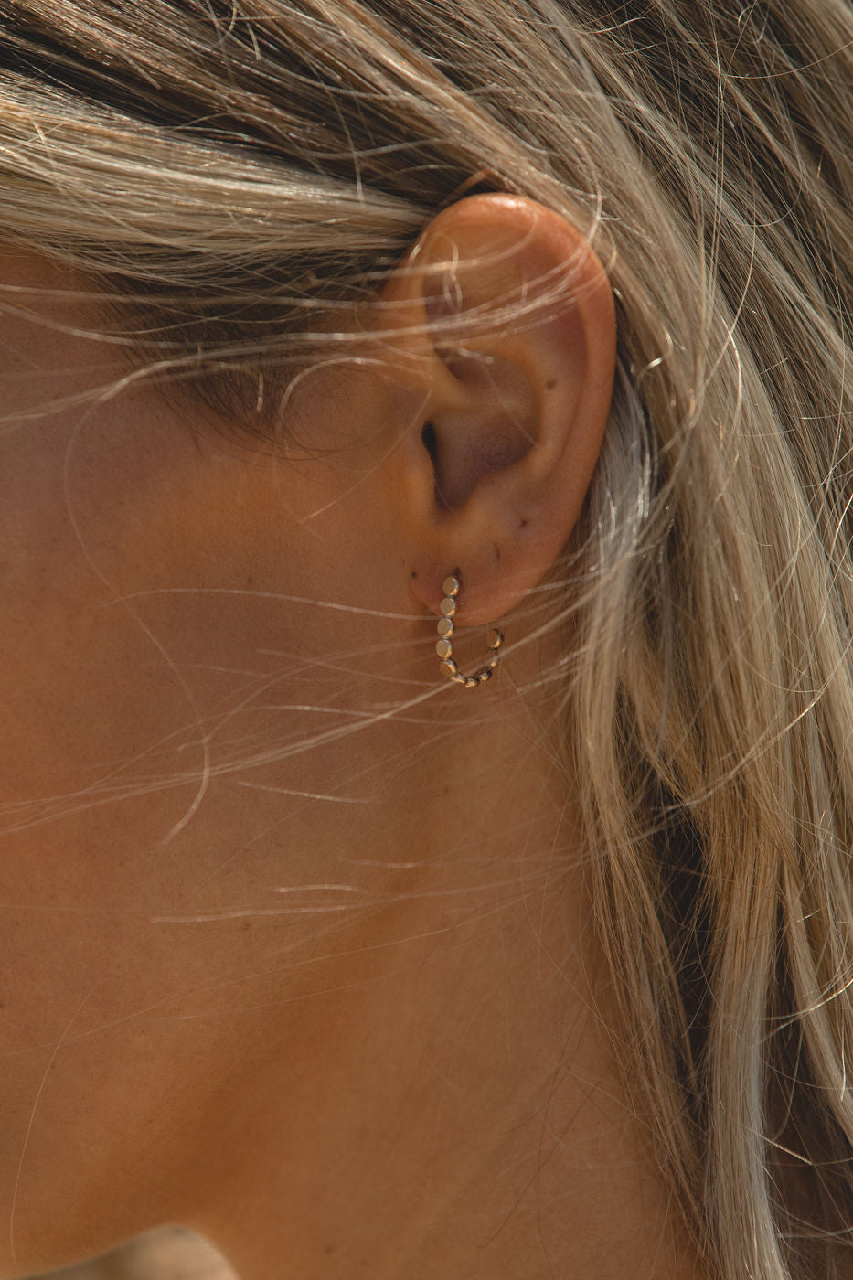 Textured Helix Piercing Gold Helix Earring Piercing Helix -  Singapore