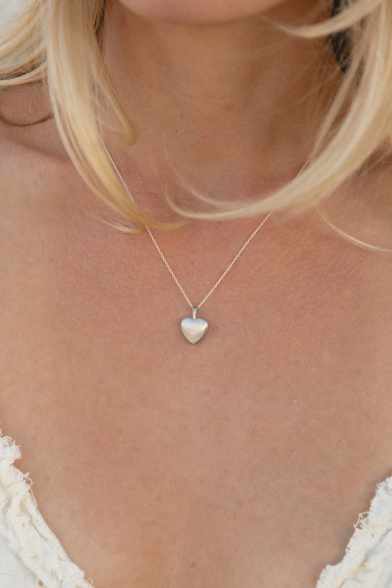 Petite Silver Heart Locket – Our Spare Change