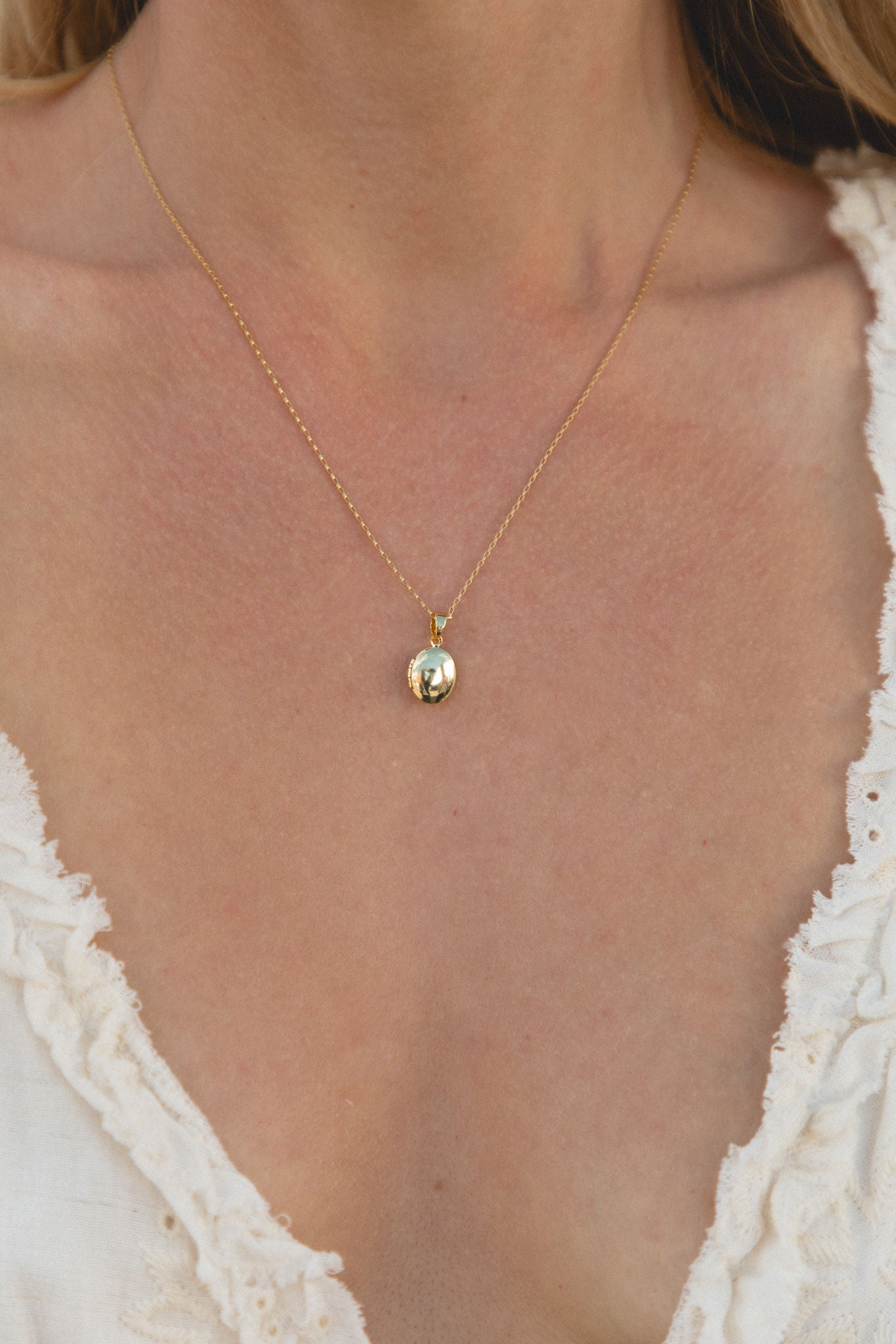 Mini Oval Locket – Our Spare Change