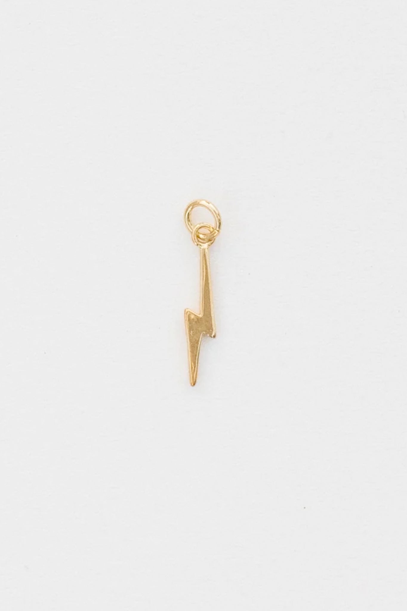 Small Gold Lightning Bolt Charm – Our Spare Change