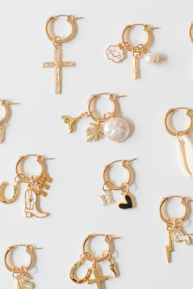 Build Your Own Charm Earrings