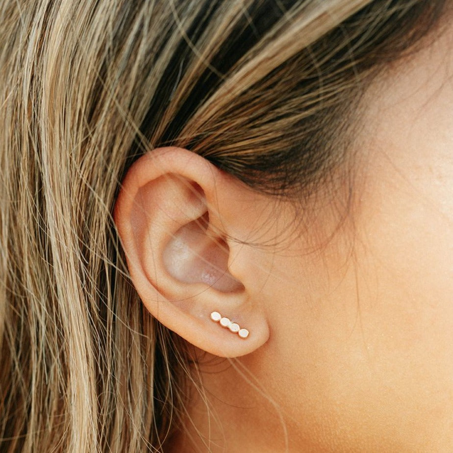 Long Beaded Studs